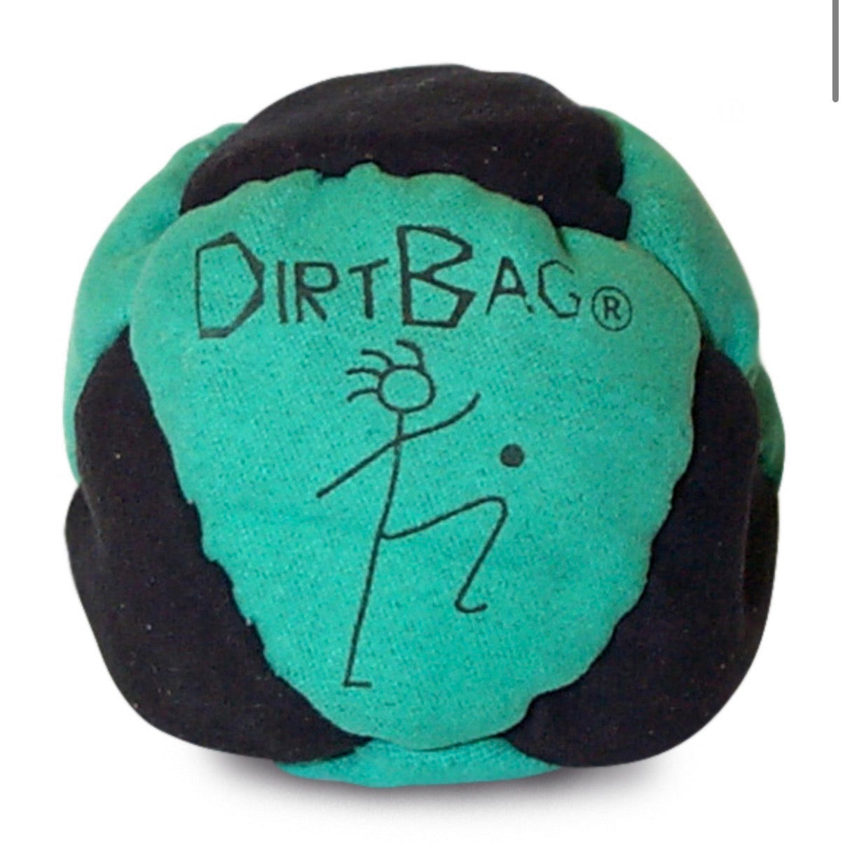 Dirtbag Classic Footbag - Black/Green